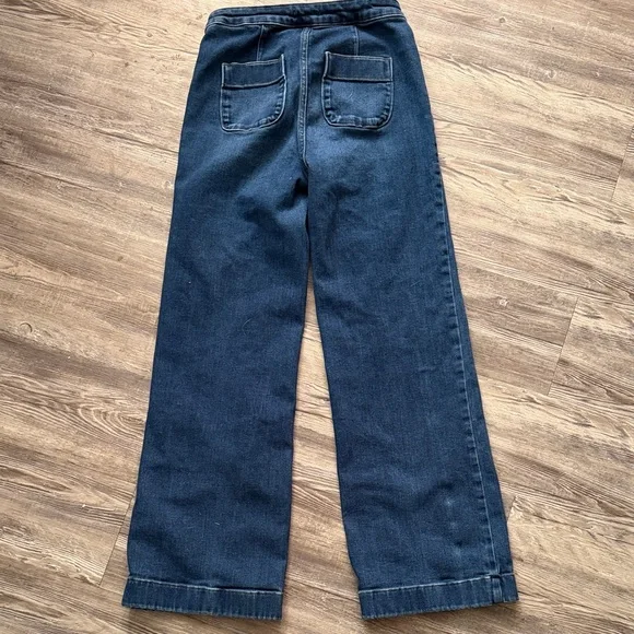 TWO for price of One! LC Lauren Conrad Dark Blue Flare Jeans & light blue pair. - Picture 3 of 5